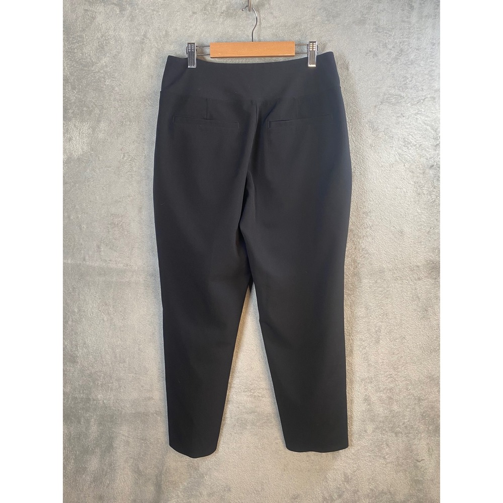 Athleta Brooklyn Ankle Pant Womens 6 Black High Rise Slim Travel Trousers - Picture 2 of 7